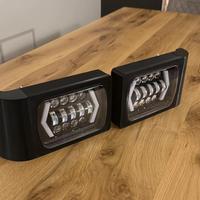 Fari led con supporti per fiat panda 141