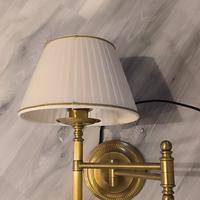 lampada da parete in ottone 