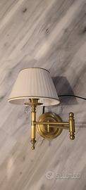 lampada da parete in ottone 