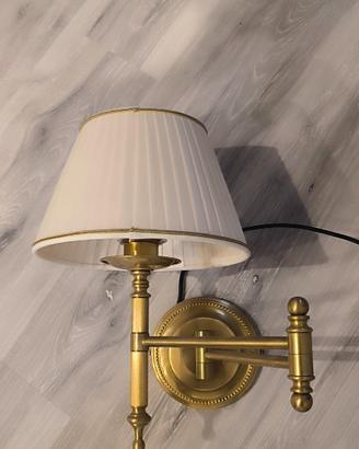 lampada da parete in ottone 