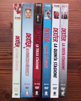 Dexter serie tv in dvd- Stagioni da 1 a 6