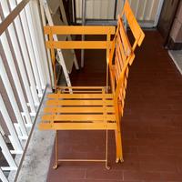 Coppia di sedie da giardino