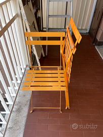 Coppia di sedie da giardino