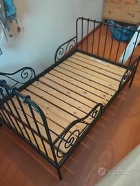 Letto e materasso per bambini allungabile 