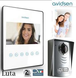VIDEOCITOFONO AVIDSEN LUTA SCHERMO 7' a 2 FILI