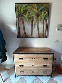 Cassettiera legno di mango
