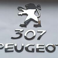 SET Logo+Scritta portellone posteriore Peugeot 307