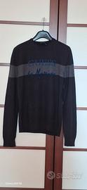 MAGLIONE UOMO GUESS by MARCIANO Lana Merino Nero 
