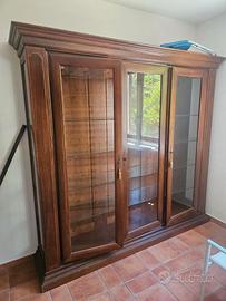 Vetrina arte povera in legno