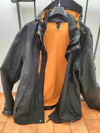 Giacca 2 strati piumino guscio decathlon