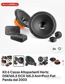 Altoparlanti hertz fiat panda 169