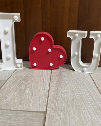Lettere luminose