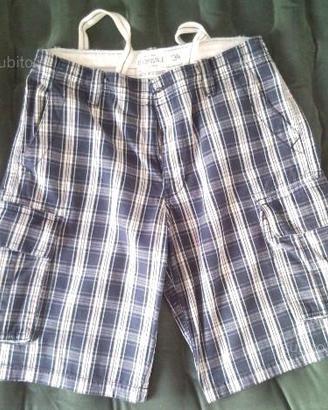 Aeropostale Bermuda Bianco/Blu