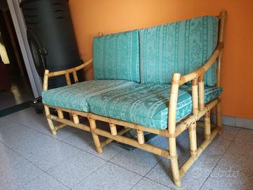 Divano divanetto in bambu