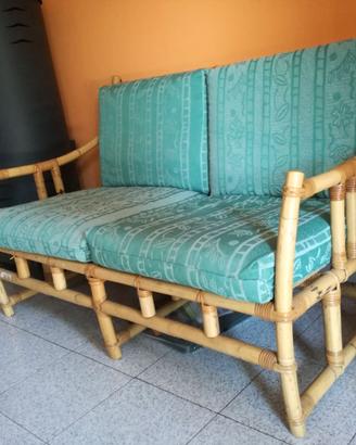 Divano divanetto in bambu