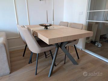 Tavolo da pranzo Febal Casa allungabile 160 x 90