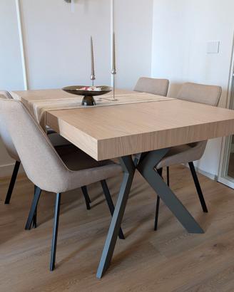 Tavolo da pranzo Febal Casa allungabile 160 x 90