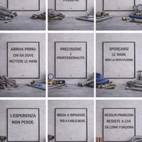 Set 9 stampe motivazionali per idraulici
