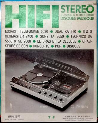 Rivista HiFi Stereo giugno 1977