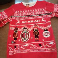 Maglione natalizio Milan originale 9/10 anni