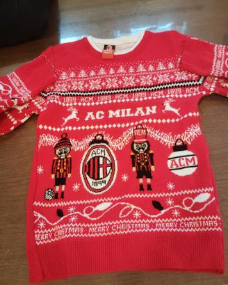 Maglione natalizio Milan originale 9/10 anni