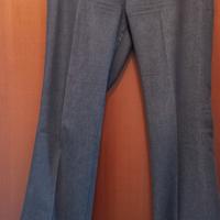 pantaloni denim zampa