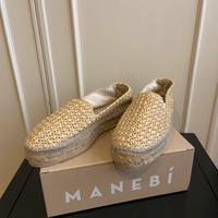 Espadrillas Manebí con Doppia Suola in Rafia