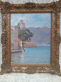 Dipinto  Portofino  olio 35 x 25 anonimo 
