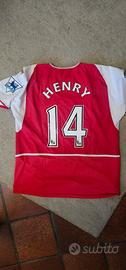 Maglia Arsenal Henry 14 Nike Vintage Anni 2000 XL