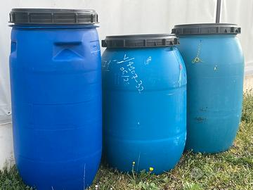 FUSTONI PER LA RACCOLTA DI ACQUA PIOVANA