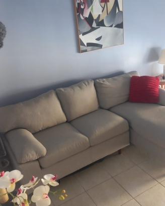 Divano 3 posti con chaise longue a sinistra