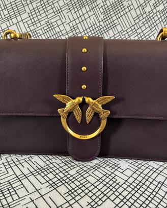 Borsa a mano media Love Bag One in pelle viola