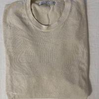 Maglietta beige Zara KINT taglia S – stile minimal