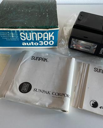 Flash elettronico Sunpak auto 300