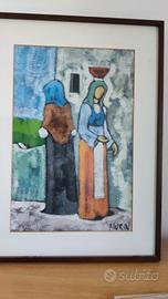 quadro originale firmato "Morin" 78 x 57 cm 