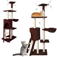 Tiragraffi Albero cuccia per Gatti alto 138 cm