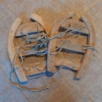 Ciaspole in legno antiche e originali