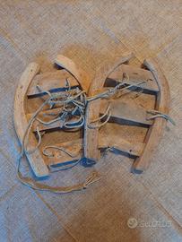 Ciaspole in legno antiche e originali
