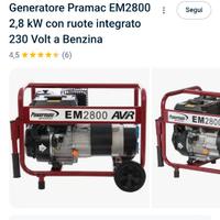 Generatore 4t pramac nuovo