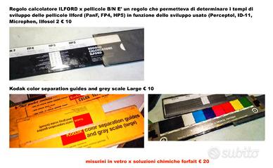 Regolo calcolatore pellicole