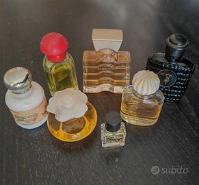 Collezione profumi vintage in miniatura