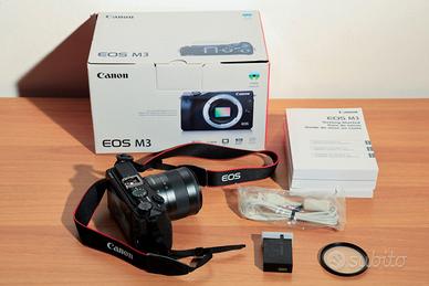 Canon M3 con zoom 18-55