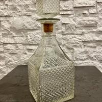 Bottiglia vetro vintage per liquore