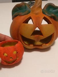 Halloween zucche porta candela 