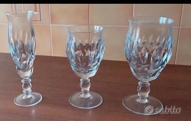 Servizio di bicchieri in Cristallo