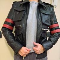 Giubbotto pelle moto bikers taglia XS pezzo unico