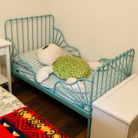 Lettino e materasso allungabili IKEA+biancheria