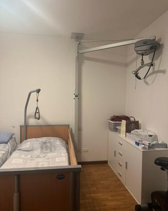 Letto elettrico, più monta, carico disabile