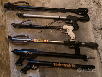 Collezine fucili subacquei anni 70