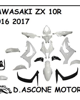 KIT CARENE BIANCO GREZZO KAWASAKI ZX10R 2016 2017 
